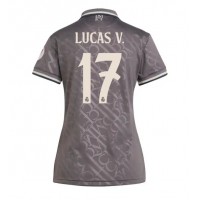 Real Madrid Lucas Vazquez #17 Replica Third Shirt Ladies 2024-25 Short Sleeve